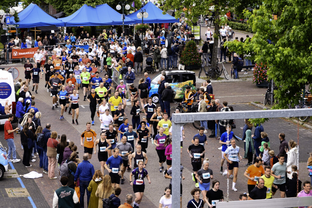 Start halve maraton en 10 km