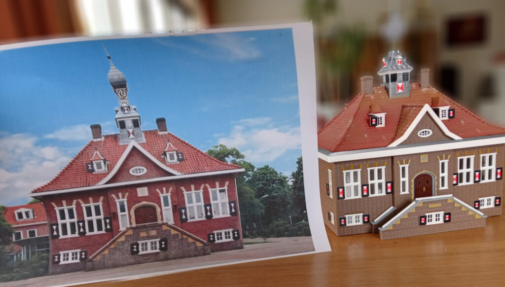 Foto Raadhuis met model